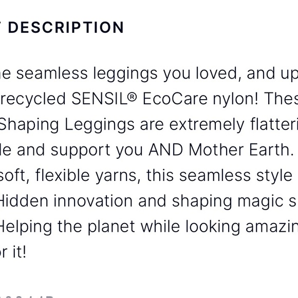 Spanx Seamless Leggings, Black, WASHED BUT NOT WORN, Size Large - Picture 3 of 6